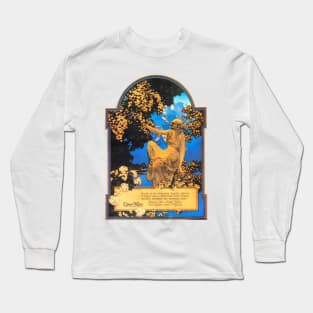 Advertisement for Djer-Kiss Toilet Water, 1917 by Maxfield Parrish Long Sleeve T-Shirt